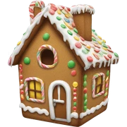 Gingerbread house sticker