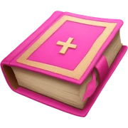 Pink bible sticker