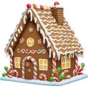 gingerbread house sticker