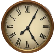 grandfather clock sticker
