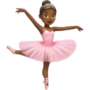 Pink ballerina  sticker