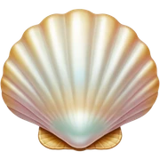 Pearl shell sticker