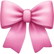 Pink bow  sticker