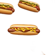 Hotdog sticker
