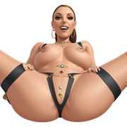 nude girl with jewelry sticker