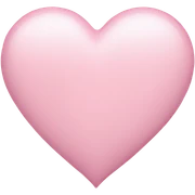 Pastel pink heart sticker