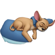 Stitch sleeping sticker