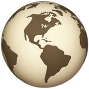Globe sticker