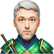 Emerald Samurai sticker