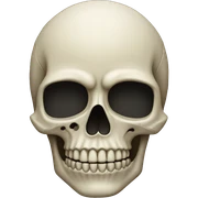 skull head sticker