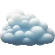 Clouds sticker