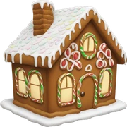 gingerbread house sticker