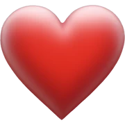 Red heart  sticker