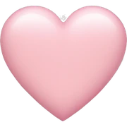 Light pink heart sticker