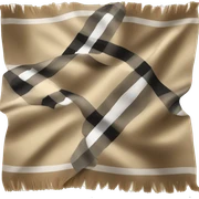 Burberry scarf sticker
