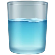 Glass water drinking glass water sticker
