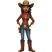 Cowgirl  sticker