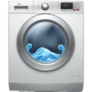 Washing machine sticker