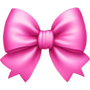 Pink cute bow sticker