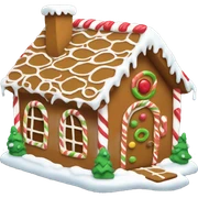 gingerbread house sticker