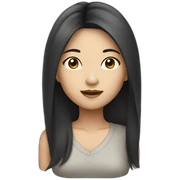 Asian girl sticker