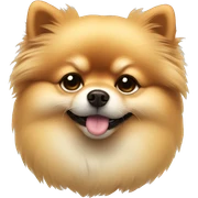 Pomeranian sleepy sticker