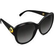 Black Chanel sunglasses sticker