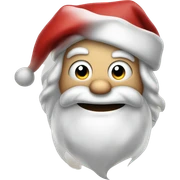 grinning evil santa sticker