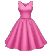 pink dress sticker