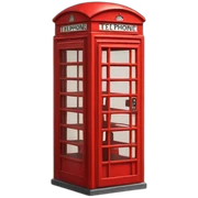 Red telephone box sticker