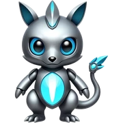 Futuristic Fakemon-creature sticker