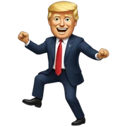 trump dancing sticker