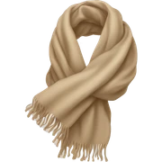 Beige scarf sticker