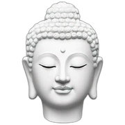 Buddha-white sticker