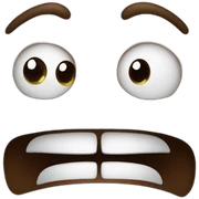 ugly face sticker