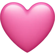 Pink heart  sticker