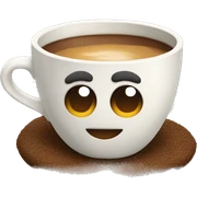 cozy coffee cup sticker