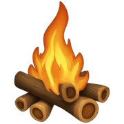 Campfire sticker