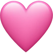 pink heart sticker