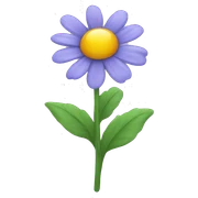 Flower sticker