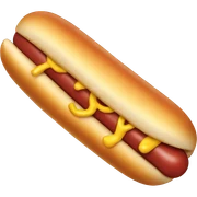 Juicy hotdog sticker