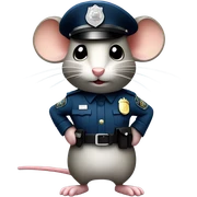 Police Mouse sticker