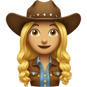 Cowgirl sticker