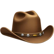 cowboy hat sticker
