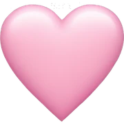 Pink pastel heart sticker