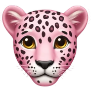 Light pink leopard sticker