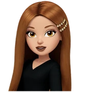 girl with brown hair and jewelry sticker