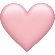Light pink heart sticker