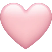 pastel pink heart sticker