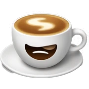 Coffee sticker